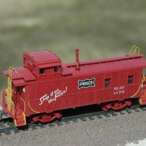 Santa Fe style caboose 1170
