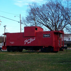 Another of the caboose in Birch Tree.