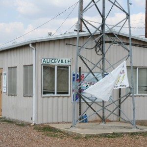 Frisco depot in Aliceville. No doubt about the origins of this building