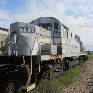 Alco Engine in the storage line at Springdale