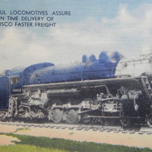 Postcard Frisco Faster Freight
