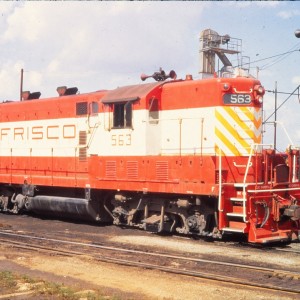 GP7 563 - June 1970 - Tulsa, Oklahoma (Vernon Ryder)