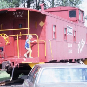 Caboose 1101 - May 1985 - Rogers, Arkansas