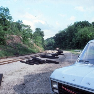 Winslow, Arkansas - May 1989 - Looking South toward tunnel