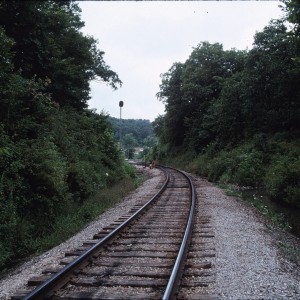 Winslow, Arkansas - July 1989 - Looking North from tunnel