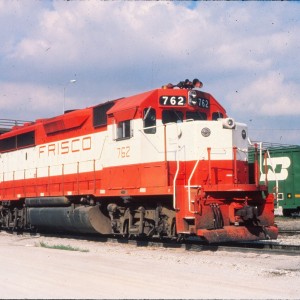 GP40 2 762 - June 1978 - Springfield, Missouri (Vernon Ryder)
