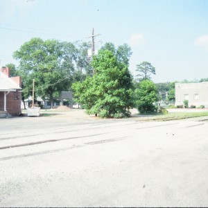 Bentonville, Arkansas Depot - July 1989 -  Depot looking East/Northeast