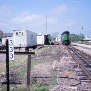 Depot Rogers, Arkansas - May 1985 - Looking North