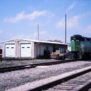 Depot Rogers, Arkansas - May 1985 - Looking Northwest