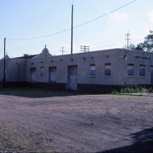 Fayetteville, Arkansas Depot - May 1985 - Looking Southwest