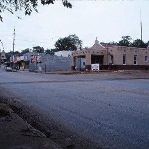 Fayetteville, Arkansas Depot - July 1989 - Looking West/Northwest