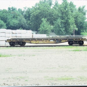 Flatcar 109339 - Monett, Missouri - July 1989