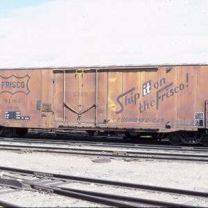 Boxcar plugdoor 6638 - July 1984 - downtown Edmonton, Alberta