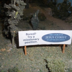 Billboard approaching Lowell, AR