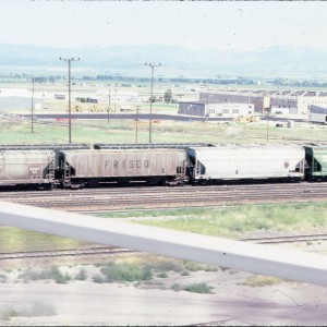 Hopper covered 79248 3 bay PS 4427 cubic foot - August 1983 - Helena, Montana