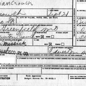 George Crouchs Railroad Application