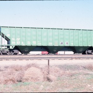 Covered Hopper 86536 (4750 cubic feet) - March 1984 - Laurel, Montana