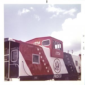 SLSF Caboose 1776 Opposite Side 3/4 View