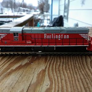 CB&Q 346 N gauge