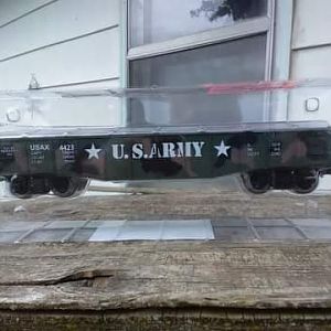 Menards U.S. Army Gondola O gauge