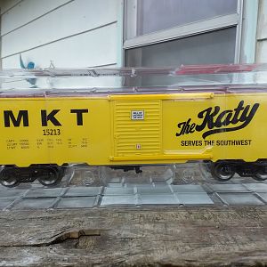 Menards MKT The Katy Boxcar O gauge