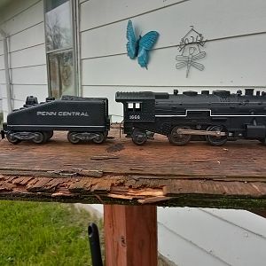 Marx 1666 W Penn Central Tender O gauge