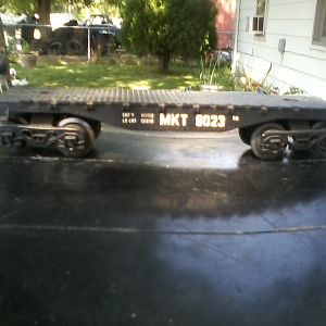 Lionel 9023 MKT Flat Car (70s Era) O gauge