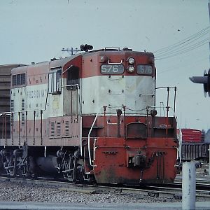 GP7 CNW 576 3.1.80 Cedar Rapids IA