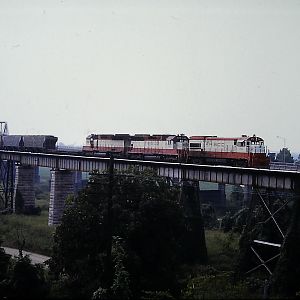 U30B 852 SD45 928 8.7.74 Memhpis TN