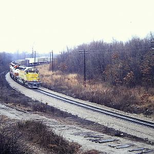 UP SD40-2 3744 SD45 947 3.80 Springfield MO