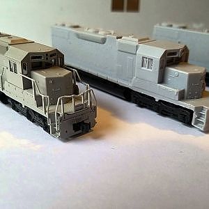 SD38-2 N Scale Frisco Projects - YouTube